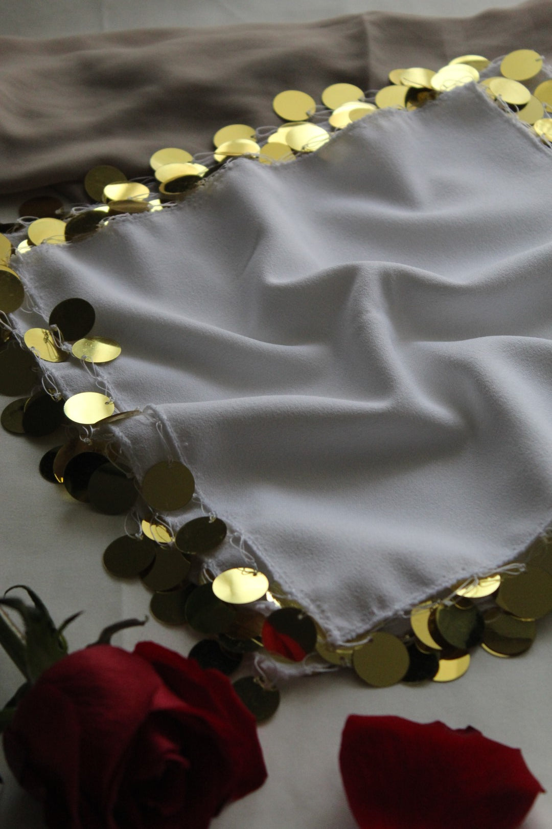 Mendil traditionnel paillettes
