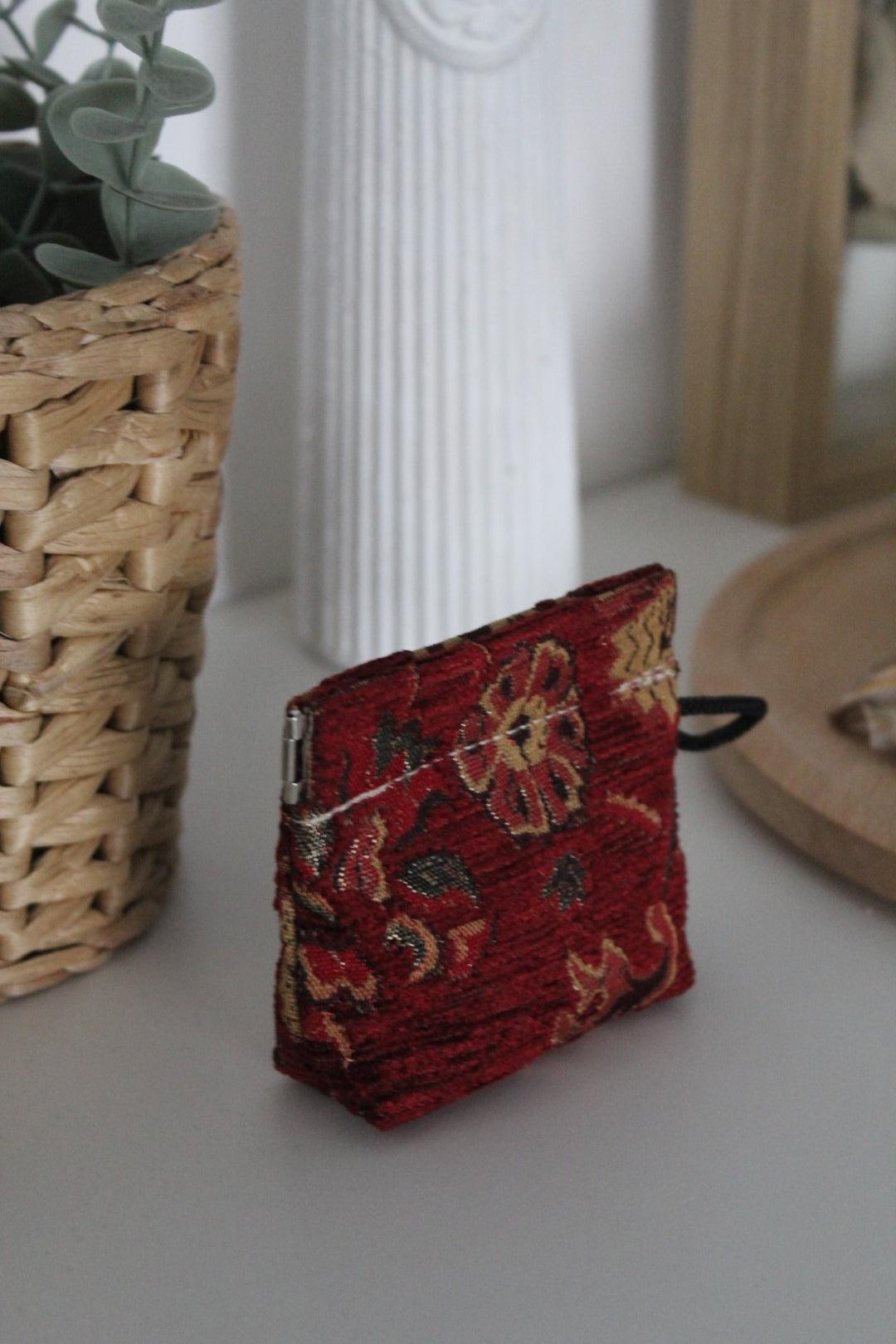 Tugram - Porte-Monnaie en Tissu de Tapis Turc