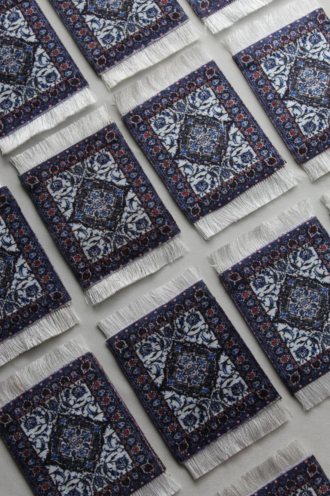 Tugram - Sous-Verres Orientaux - Mini Tapis Turcs