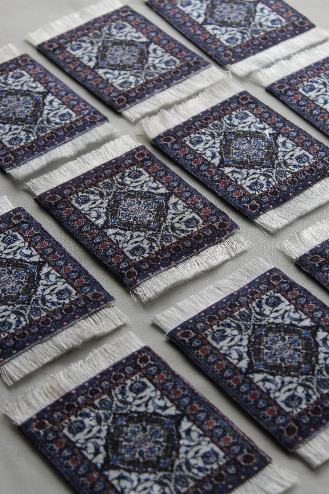Tugram - Sous-Verres Orientaux - Mini Tapis Turcs