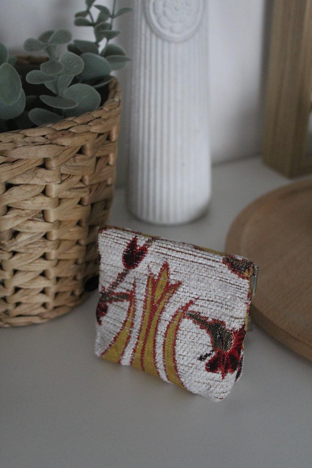 Tugram - Porte-Monnaie en Tissu de Tapis Turc