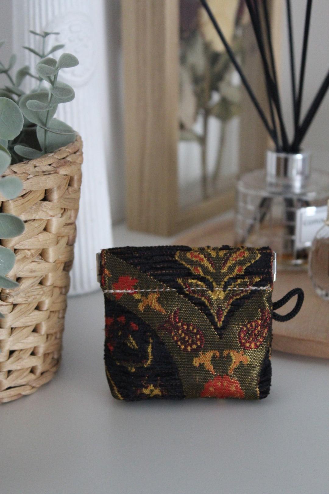 Tugram - Porte-Monnaie en Tissu de Tapis Turc